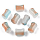 Transparent Spray Painted Glass Beads GLAA-N035-035-G02-2