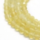 Brins de perles dégradé opale jaune naturel G-D0013-12-3