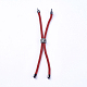 Fabricación de pulsera de hilo trenzado de nylon MAK-F018-01B-RS-2