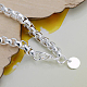 Laiton tendance bracelets de la chaîne de boîte BJEW-BB12528-2