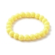 Bracelet extensible en perles acryliques opaques pour enfant BJEW-JB06586-5