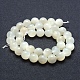 Natürlichen weißen Mondstein Perlen Stränge G-P342-02A-10mm-A--2