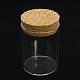 Glass Jar Bead Containers CON-E007-70x47mm-1