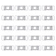 20 шт. сплав хрустальные стеклянные стразы соединительные подвески FIND-CA0009-23A-1