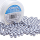 Cuentas redondas de perlas de vidrio teñidas ecológicas HY-BC0001-8mm-RB026-1