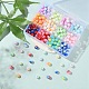 300Pcs 12 Colors Two-tone Baking Painted Glass Beads DGLA-YW0001-06-5