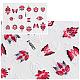 5D Stereoscopic Embossed Art Water Transfer Stickers Decals MRMJ-S008-086O-2