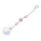 Faceted Crystal Glass Ball Chandelier Suncatchers Prisms AJEW-G025-A01-2