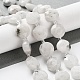 Brins de perles de pierre de lune arc-en-ciel naturel G-NH0004-023-2