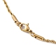 Trendy Men's 304 Stainless Steel Rope Chain Necklaces NJEW-M072-F-01-2