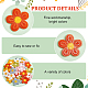 Fingerinspire 60 Stück Blumen-Stickerei-Applikationen PATC-FG0001-52-4