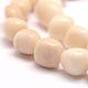 Natural White Jade Beads Strands G-F464-09-3