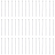 40 шт. 925 булавки с плоской головкой из стерлингового серебра STER-SC0001-23B-1