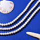 Hebras de perlas de agua dulce cultivadas naturales X-PEAR-S001-6-7mm-3-5