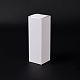 厚紙紙のギフトボックス  クッキー用  グッズ  ギフトストレージ  長方形  ホワイト  4x4x12cm CON-C019-02D-1