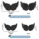 Ph pandahall 24 шт. 3d пластиковые крылья ангела для поделок FIND-PH0010-71-3