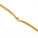304 Stainless Steel Wheat Chain Necklace Making STAS-A028-N005G-3