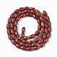 Natürliche rote Jaspis Perlen Stränge G-S364-016-2