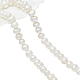 1 нить бусин из натурального культивированного пресноводного жемчуга PEAR-NB0002-50-1