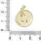 Латунные микро проложить кубического циркония подвески KK-K368-05A-01-3
