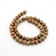 (Clearance Sale)Natural Gemstone Round Bead Strands G-J302-07-6mm-2