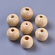 Perles en bois naturel teint WOOD-Q006-16mm-04-LF-2