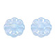 Perles acryliques placage irisé arc-en-ciel OACR-N010-078-3