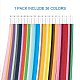 PandaHall Elite - 1440 Strips 36 Colors Paper Quilling 3mm Paper Strips DIY-PH0008-03A-3