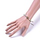 Bracelets de perles de tresse de fil de nylon BJEW-JB04553-01-5
