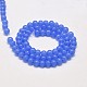 Round Imitation Jade Glass Beads Strands GLAA-F031-10mm-03-2