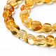 Natural Citrine Beads Strands G-S363-008A-3