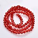 Faceted Bicone Glass Beads Strands EGLA-P017-4mm-07-2