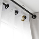 Anneaux de rideau de douche en fer pour salle de bain HJEW-PH01698-6