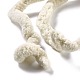 柔らかいかぎ針編みの糸  スカーフ用の太い編み糸  バッグ  クッション作り  淡いチソウ  7~8mm  65.62ヤード（60m）/ロール OCOR-G009-03A-3