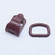 Clips de plástico cosibles ecológicos y juegos de anillos rectangulares KY-F011-06G-1