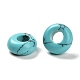 Synthetic Turquoise European Beads G-R488-02J-3
