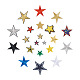 Broderie informatisée étoile en polyester thermocollant sur les patchs PATC-TAC0001-02-1