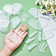 CHGCRAFT 40Pcs 2Styles Makeup Brushes Covers Plastic Box Makeup Cosmetic Brush Guards Make up Brushes Protector Cover Makeup Tools AJEW-CA0001-68-3