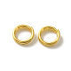 Brass Split Rings KK-O143-27G-2