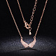 Shegrace 18k rosévergoldete Halskette JN412A-2