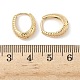 Латунные серьги обруча EJEW-D320-15G-5