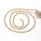 Electroplate Glass Beads Strands EGLA-F003-C05-3