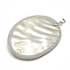 Keshi perlas naturales grandes colgantes G-T101-40-3