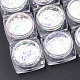 Polvo de pigmento de arte de uñas con purpurina gruesa holográfica MRMJ-S015-009-M-4