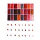 288g 24 colores cuentas de semillas de vidrio SEED-JQ0005-01B-4mm-1