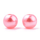 Spray Painted ABS Plastic Imitation Pearl Beads OACR-T015-05B-16-2