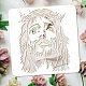 FINGERINSPIRE Crown of Thorns of Jesus Christ Painting Stencil 11.8x11.8 inch Reusable Christ Jesus Drawing Template Religious Theme Craft Stencil for Painting on Wall Wood Furniture DIY Home Decor DIY-WH0391-0626-3