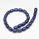 Natural Lapis Lazuli Barrel Beads Strands G-F242-01-3