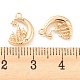 Brass Micro Pave Cubic Zirconia Pendants KK-E090-20G-3