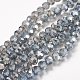 Chapelets de perles en verre électroplaqué EGLA-M016-A09-2